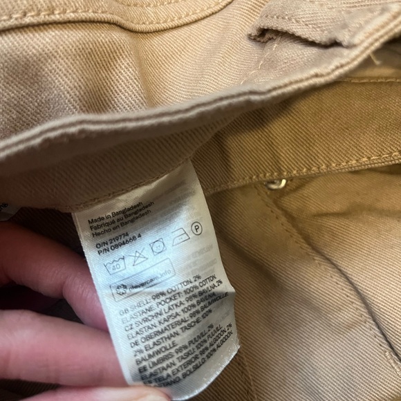 beige high waisted mom jeans - Picture 3 of 5